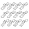 PATIKIL 10mm Rigid Pipe Strap, 12 Pcs 304 Stainless Steel