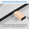 Edid Emulator Adapter (5Generation), HDMI Compatible with Mac Thunderbolt to