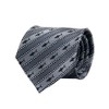 [COLORATA] Carolata Shark Pattern Necktie (100% Silk / Jacquard Woven),