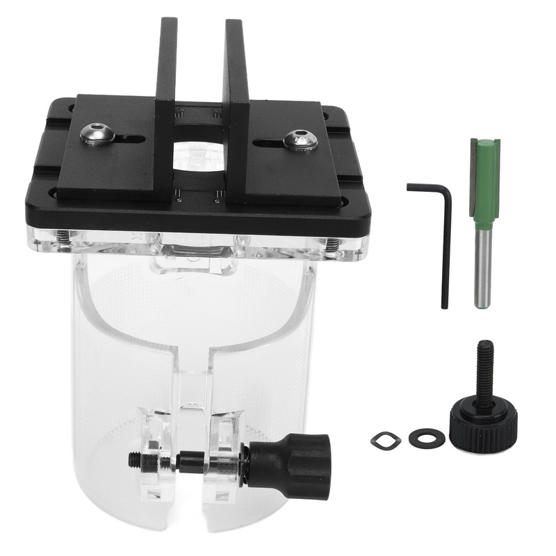 2 in 1 Connector Trimmer Bracket Woodworking Router Slotter Bracket
