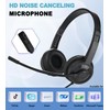 Ladont Wired Headset with Microphone for Computer PC Laptop, 3.5mm