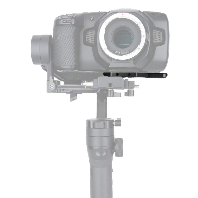 NICEYRIG Mounting Plate Kit Offset Kit for BMPCC 4K &