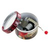 Round Hand-cranked Musical Box/Music Box Made of Reinforced Cardboard -