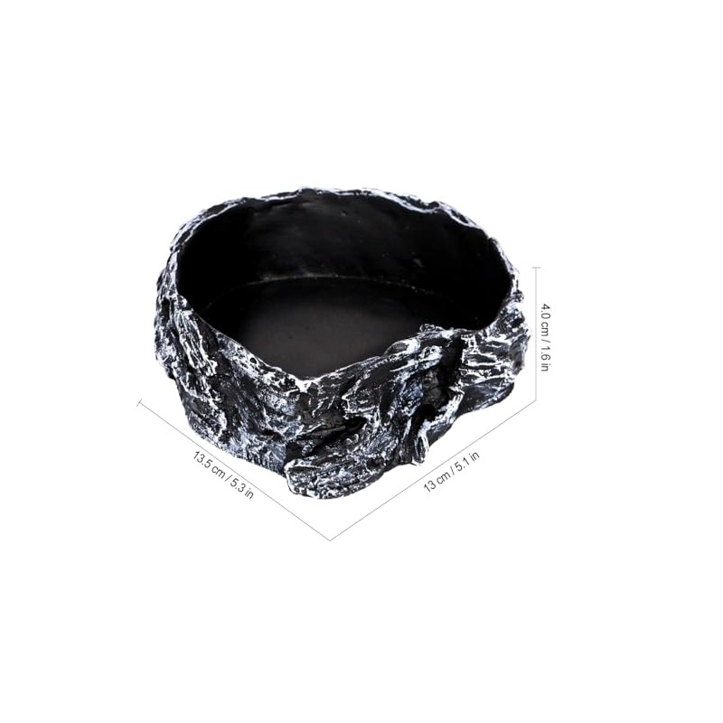 Reptile Rock Corner Water/Food Dish – Amphibians Rock Corner Food/Water