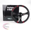 RASTP Universal Racing Steering Wheel,Deep Dish Steering Wheel Leather Embroidery