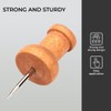 H&S Wood Push Pins for Corkboard - 100pcs Wooden Pushpins
