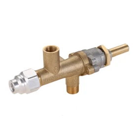 Propane Gas Patio Heater, Room Space Heater & Outdoor Patio Heater Replacement Parts Main Control Brass Safety Valve With Pilot Port