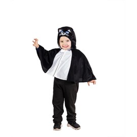 Seruna Katzen-Kostüm, F151 74-86, Umhang für Baby Babies Klein-Kind, Mieze-Katze Kostüm-e Fasching Karneval Kleinkinder-Karnevalskostüme Kinder-Faschingskostüme