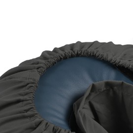 Body Linen Tranquility Microfiber Massage Face Rest Covers for Massage Tables and Chairs - Durable, Lightweight and Extra Soft Microfiber Face Cradle Covers - 50 Pack Black