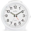 Acctim Elsie Analogue Alarm Clock Non Ticking Sweep Luminous Hands