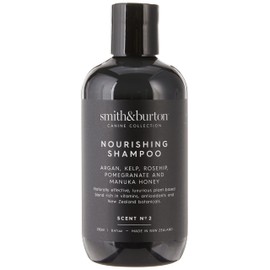 smith&burton Nourishing Shampoo for Dogs - Argan, Kelp, Rosehip, Pomegranate and Manuka Honey, Scent No.2, 8.4-Oz Bottle, Luxurious and Naturally Effective. No Nasties.