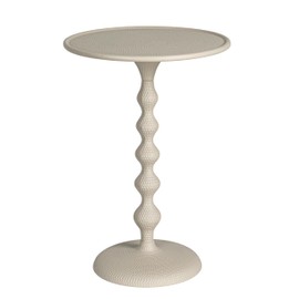 Bloomingville Hammered Metal Table, White