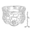 Gorgeous Floral Filigree Vines .925 Sterling Silver Ring (9)