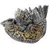 Ebros Steampunk Great Horned Owl Wine Bottle Holder with Painted