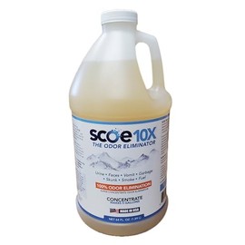 SCOE 10X Odor Eliminator Concentrate- Makes 5 Gallons- Urine Odor Eliminator