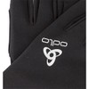 Odlo Unisex Guanti WATERPROOF LIGHT, Nero, M