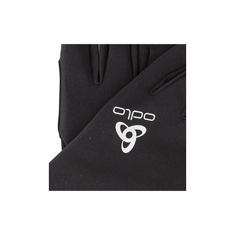 Odlo Unisex Guanti WATERPROOF LIGHT, Nero, M