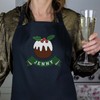 Stickerscape Christmas Apron (Christmas Pudding - Red) | Christmas Baking