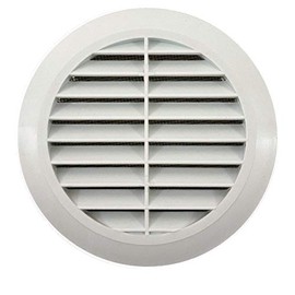 Cotarba 90mm Round Air Vent Grille - White