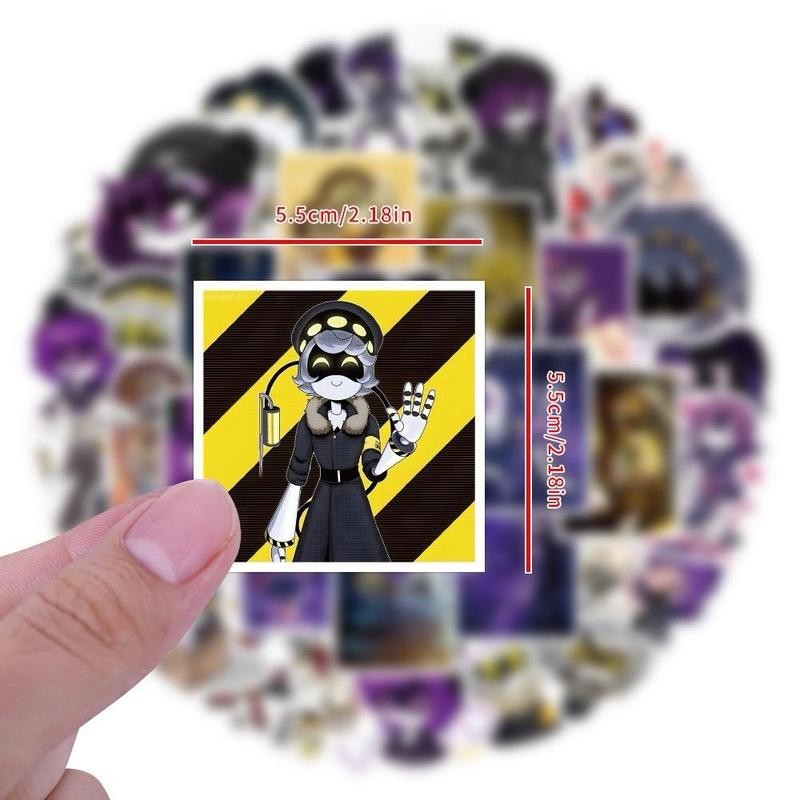 55 pcs Murder Drones Vinyl Decals for Laptops, notebook decorative