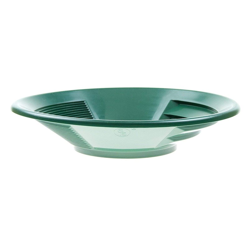 ASR Outdoor 10 inch Gold Pan with Dual Riffles for