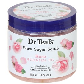 Dr Teals Canero Dr. Teals Shea Sugar Scrub Rose 19 Ounce Jar                                                                                          