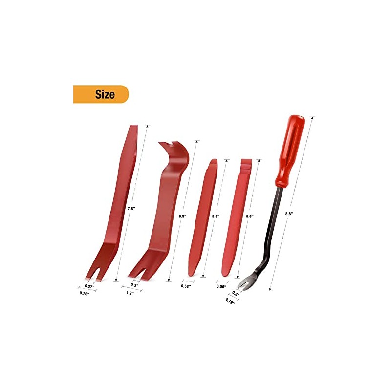 GOOACC 5-Piece Nylon Auto Trim Removal Tool Kit