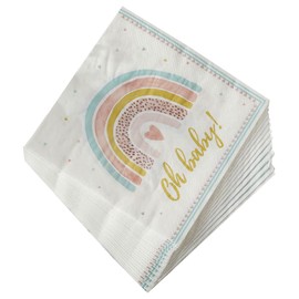 Kate Aspen Boho Rainbow Baby Shower Decorations, One Size, Napkins