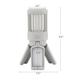 GREEN MORE Portable Camping Lantern, 4 Light Modes Camping Lights Lightweight, Waterproof, for Indoor Outdoor Home Emergency Light Power Outages Hiking Hurricane, Grey