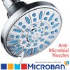 AquaDance Anti-Clog High-Pressure 6-setting Shower Head with Nozzle Protection from