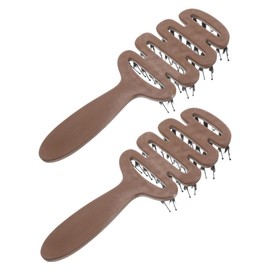Ipetboom Travel Hair Brushes for Women 2pcs Wide Tooth Styling Comb Set Compact Portable Hair Brush for Scalp Stimulation