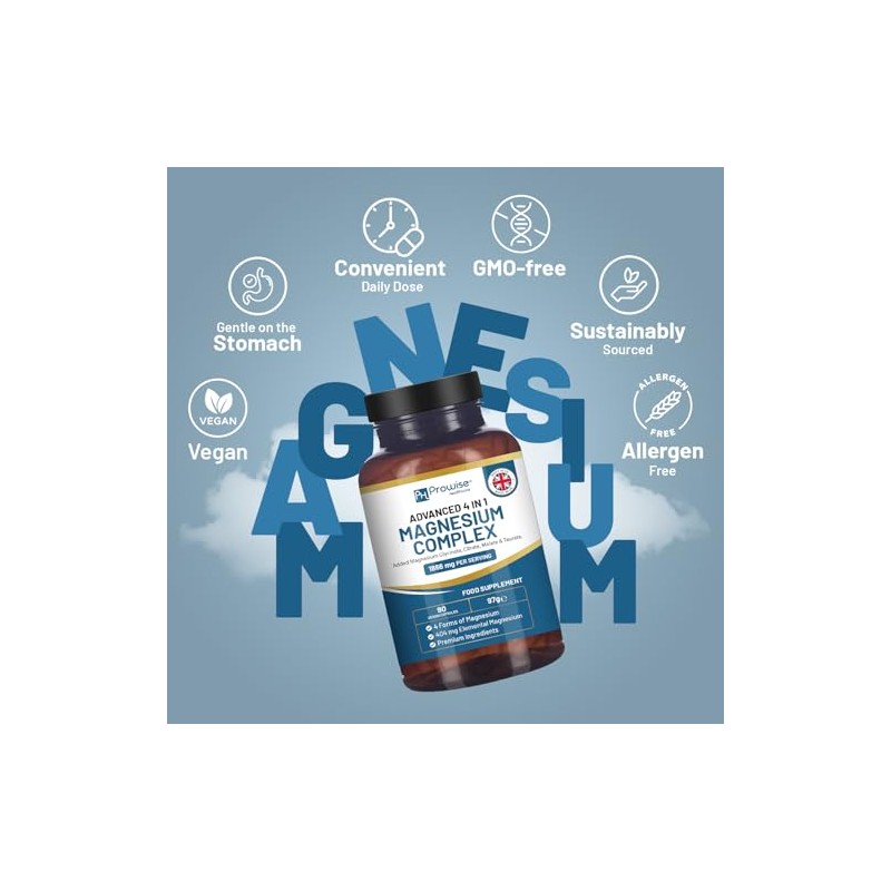Magnesium Glycinate Complex 4 in 1 - 1866 mg per