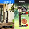 Outdoor Post Lights, Lamp Post Light Fixture with E26 Socket,
