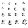 400Pcs SMD Electrolytic Capacitor 24 Values Aluminium 1uF‑1000uF Accessory Set
