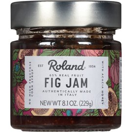 Roland Foods Fig Jam, Specialty Imported Food, 8.1 Ounce Jar, Pack of 1