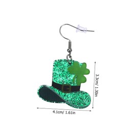 FOMIYES St Patrick's Day Dangle Earrings for Women Drop Earrings Versatile Ear Jewelry for Parties Everyday Wear Fashionable Accessories for Teen