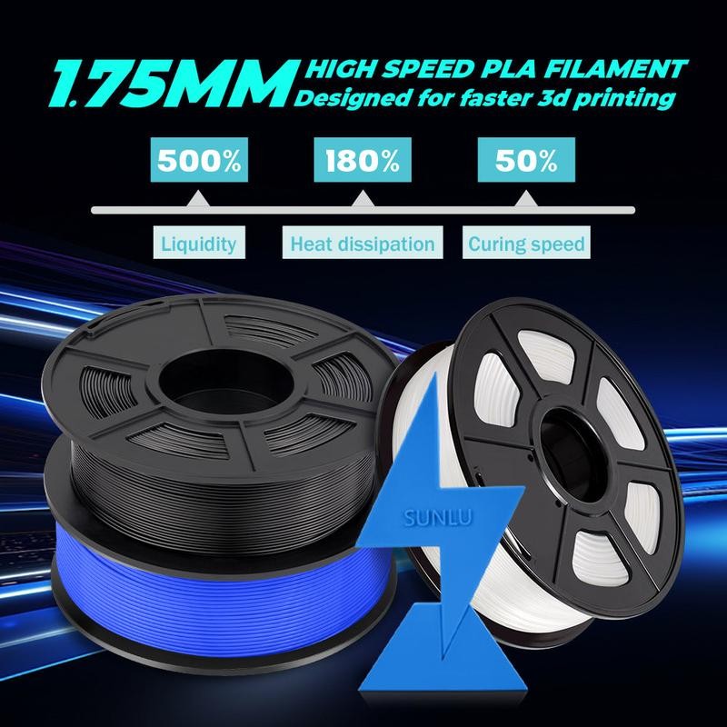 SUNLU High Speed PLA 3D Printer Filament 1KG:_High Speed PLA