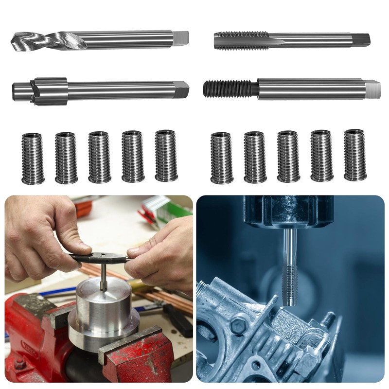 JMSMSH M10*1.5 Metric Thread Repair kit,10 24.5MM Stainless Steel Inserts