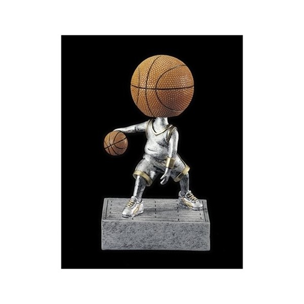 Basketball Bobblehead Trophy with 3 lines of custom text