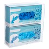 KOEMEHR Acrylic Glove Box Dispenser Holder, Wall Mounted Double Gloves