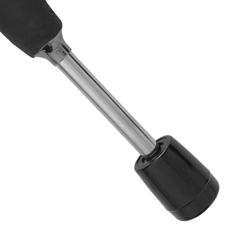 Stick Capsule Non-Slip Rubber Protector for Umbrellas and Sticks, black,