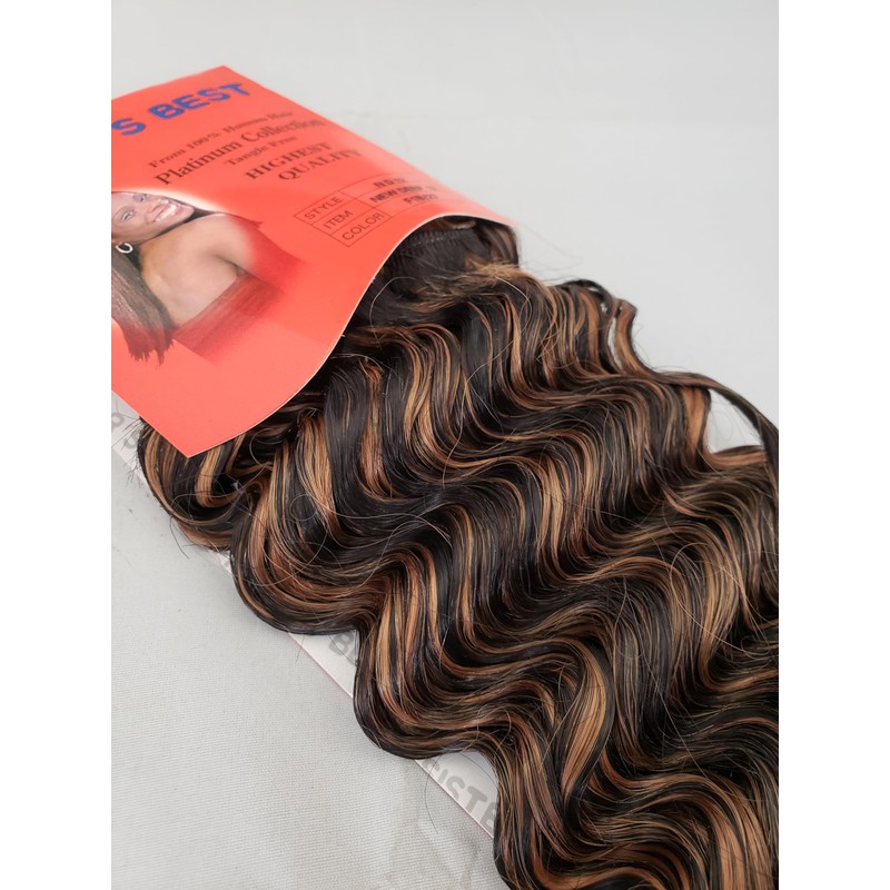 Sisters Best Platinum Collection New Deep Wave Human Synthetic Hair
