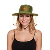 Lizzy Adult Australian Cork Hat with Inflatable Kangaroo with Australian