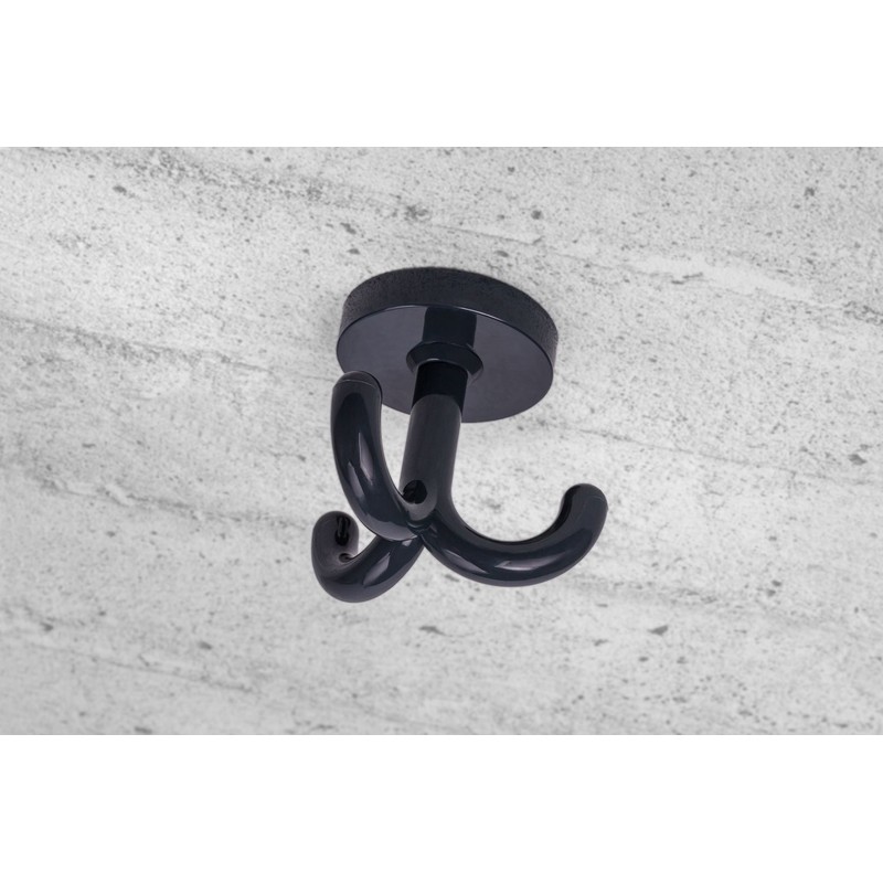 Gedotec Children's Swivel Coat Hook, Triple Hook, Rotatable Plastic, RAL