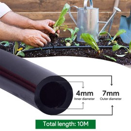 Bewässerungsschlauch 10m Gardena Micro Drip Schlauch 4/7mm, PVC Gardena Drip System Bewassersystem Schlauch Bewässerungsrohre Tropfschlauch Unterirdisch Tropfbewässerung für Landwirtschaft Poröser