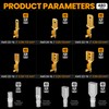 SOMELINE Open Terminal Connector Crimping Tool Kit, 2.8/4.8/6.3mm Male Female