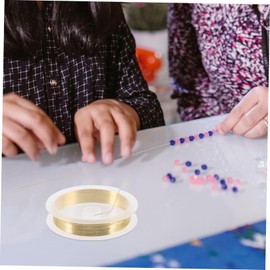 NUOBESTY 10 Rolls Gold Jewelry Making Wire, Gauge, Copper, Memory Wire, Hand Jewelry Crafting Wire, DIY Crafting Wire, 450m x 0.5mm, Part Number: 03441138431837