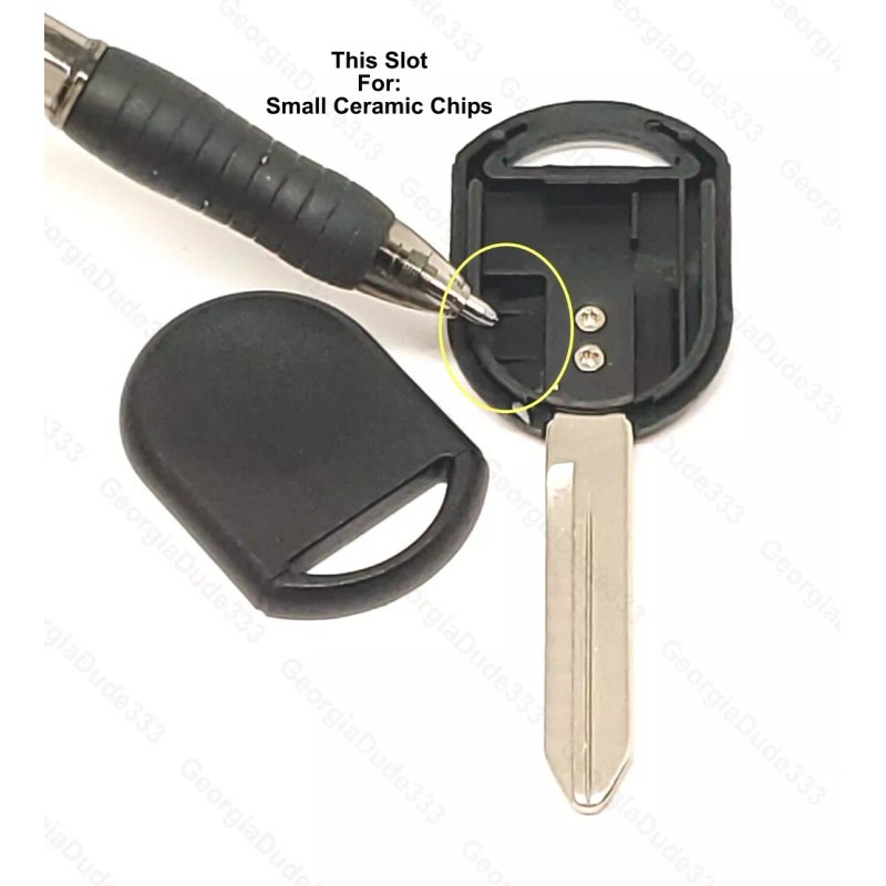 Aftermarket Products 2Pak: Ford Replacement Key Shell Case w/ Chip