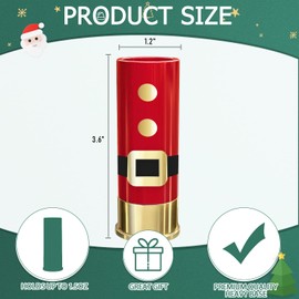 MyGiftHub drinking glass- Set of 4 12 GA Shot Glass with santa version-Cool Tequila Alcohol Gifts for Christmas Unique