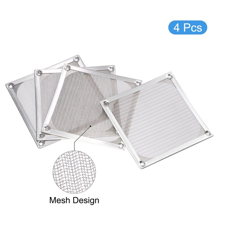 MECCANIXITY 120mm Computer Fan Filter Grills Stainless Steel Mesh Dustproof
